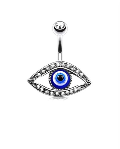 Surgical Steel Lucky Eye Belly Ring